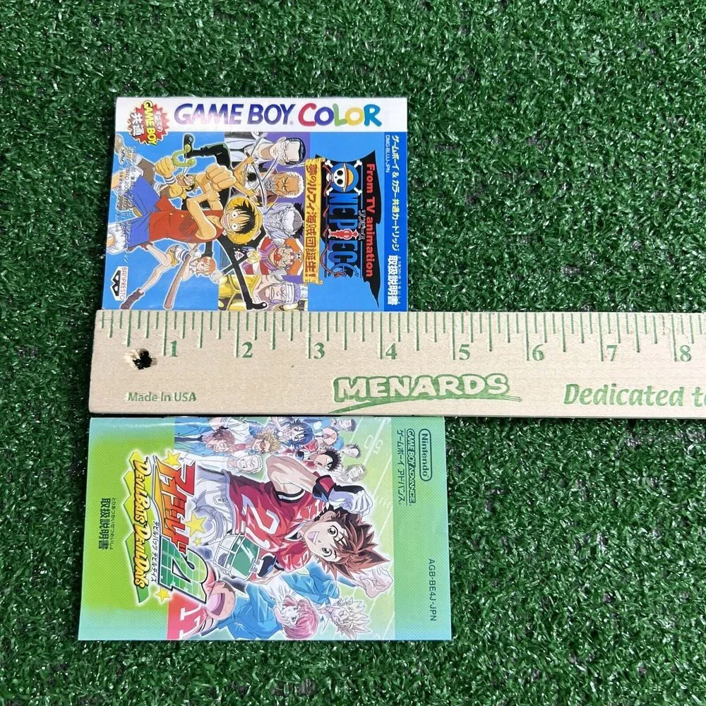 Gameboy Japan Import Manuals Only Lot Of 4 One piece Deviants‎ Othello Soccer